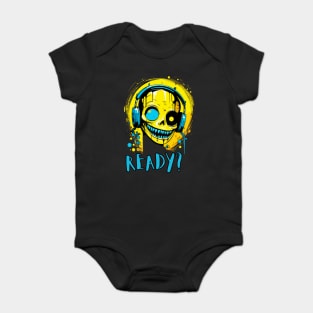 Acid House Smile Face Ready to Bass? Baby Bodysuit